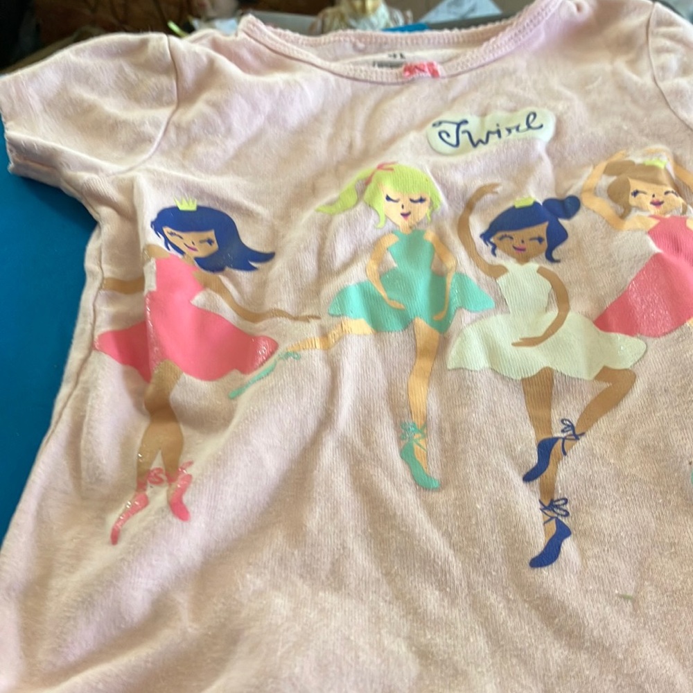 Kids Twirl Ballerina carters  T-Shirt 4t